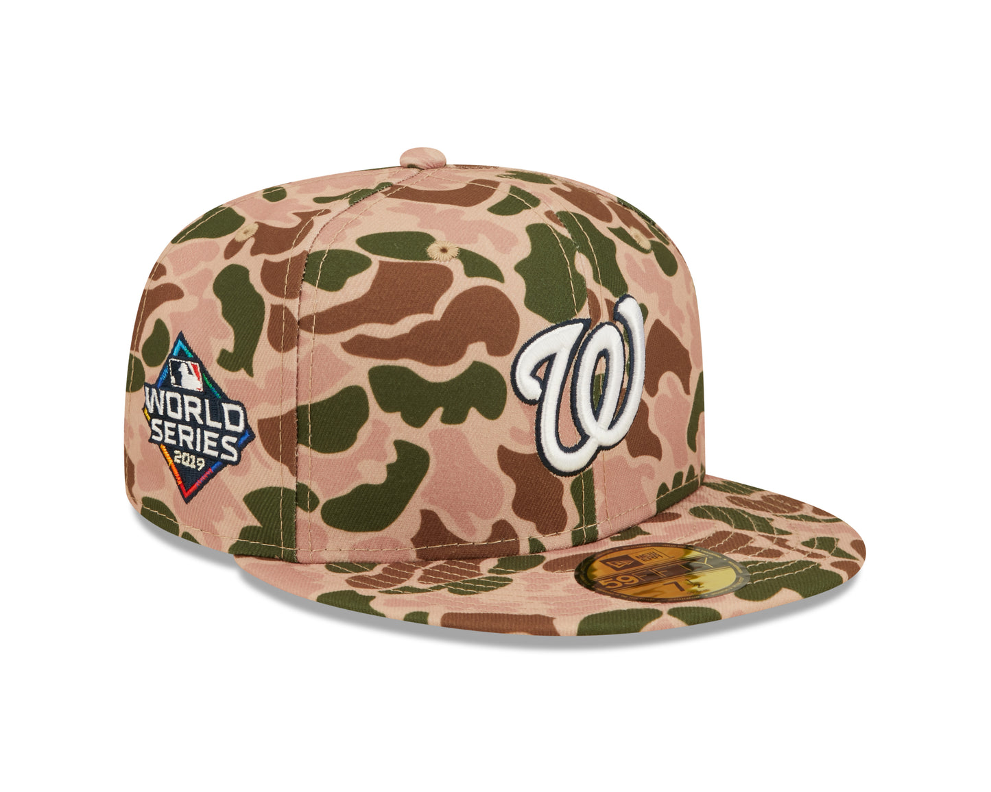 Washington Nationals Duck Camo World Series 2019 Side Patch 59fifty Fitted Hat