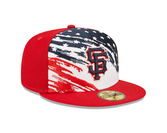 San Francisco Giants Stars and Stripes July 4th 59fifty Fitted Hats