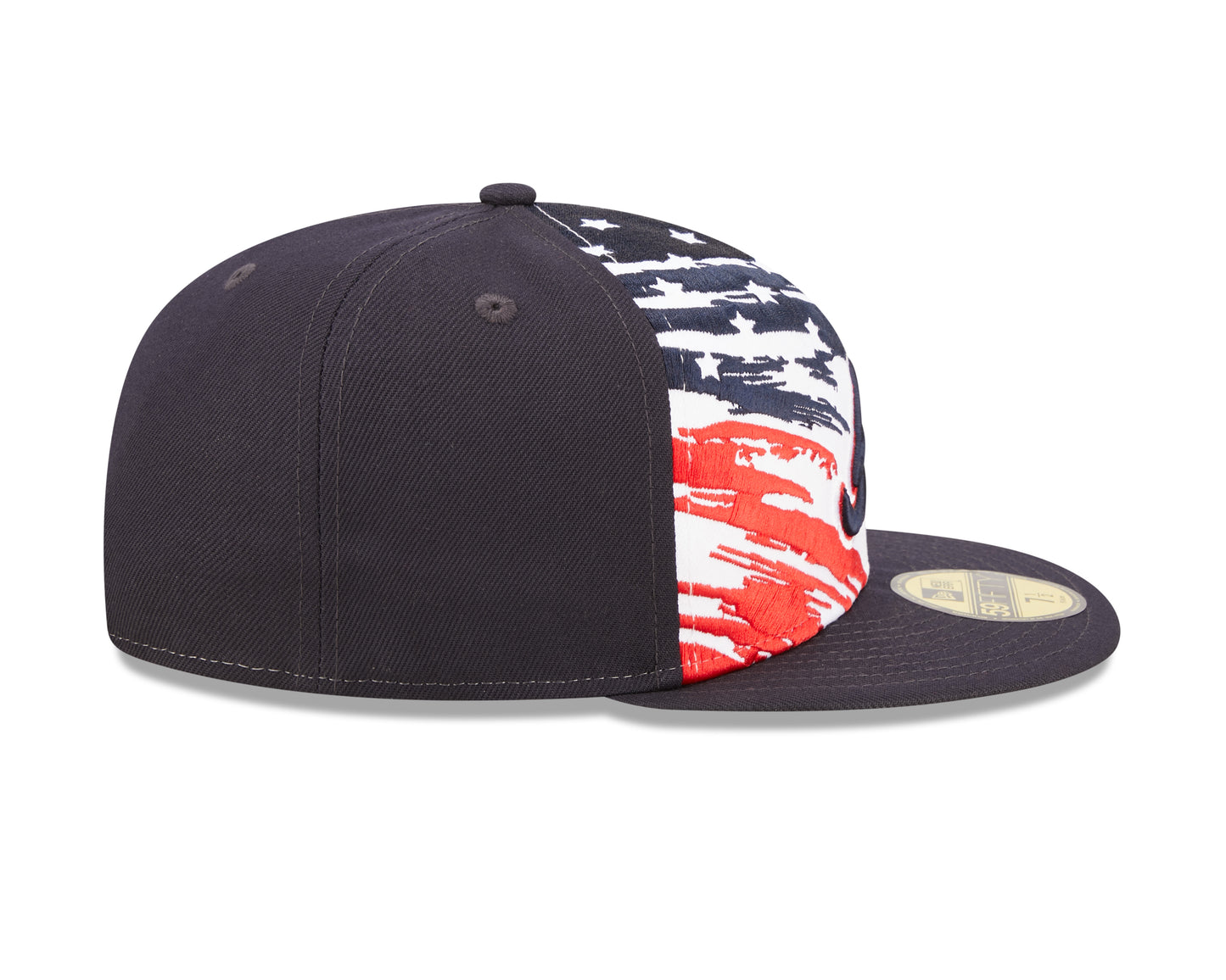 Atlanta Braves New Era Stars and Stripes July 4th 59fifty Fitted Hat