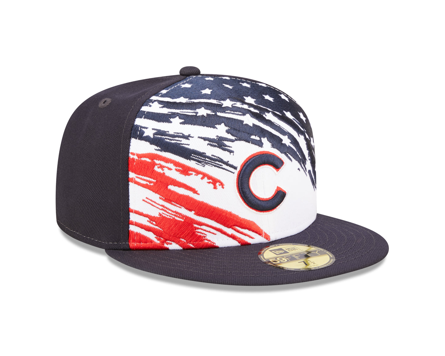 Chicago Cubs Stars and Stripes July 4th 59fifty Fitted Hats
