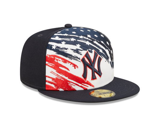 New York Yankees Stars and Stripes July 4th 59fifty Fitted Hats
