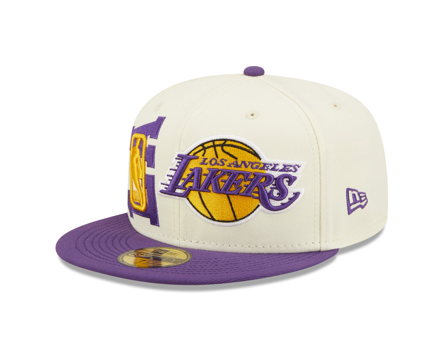 Los Angeles Lakers New Era NBA On Stage Draft 59FIFTY Fitted Hat - Cream