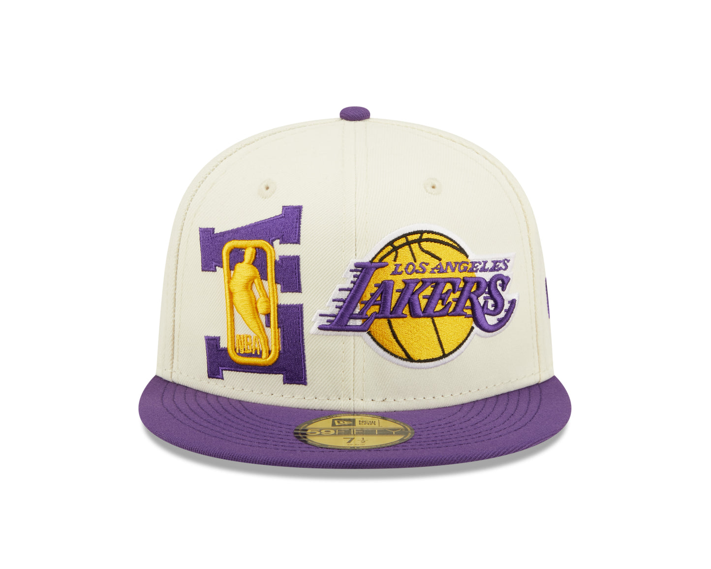 Los Angeles Lakers New Era NBA On Stage Draft 59FIFTY Fitted Hat - Cream