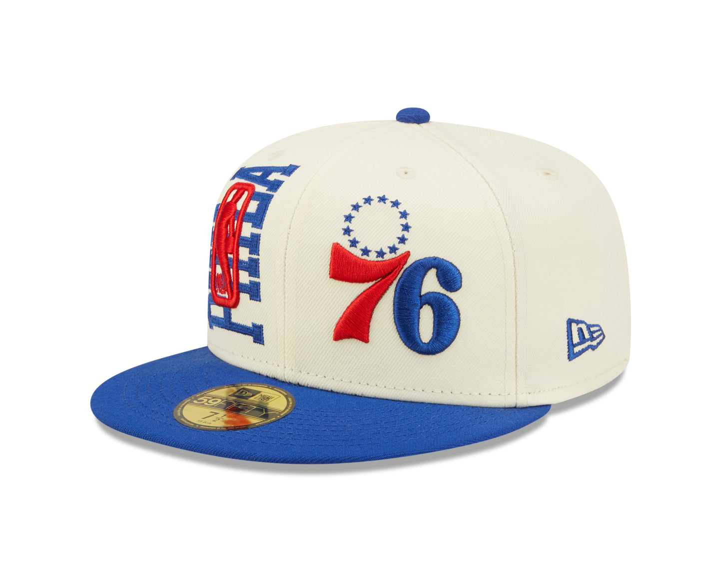 Philadelphia 76ers New Era NBA On Stage Draft 59FIFTY Fitted Hat - Cream