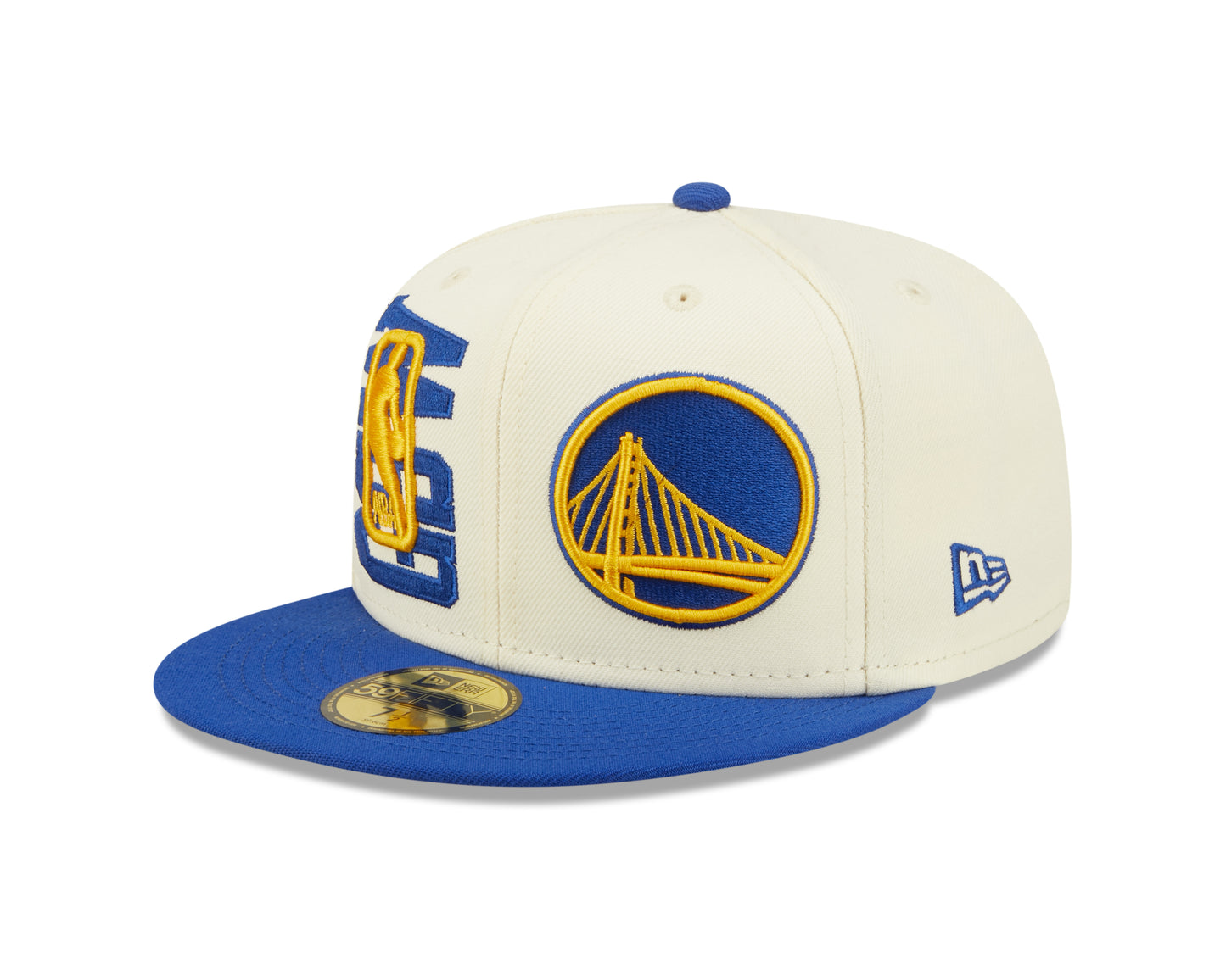 Golden State Warriors New Era  NBA On Stage Draft 59FIFTY Fitted Hat - Cream