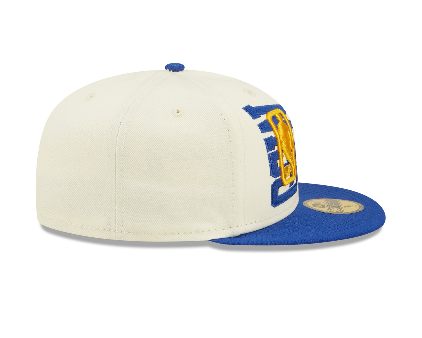 Golden State Warriors New Era  NBA On Stage Draft 59FIFTY Fitted Hat - Cream
