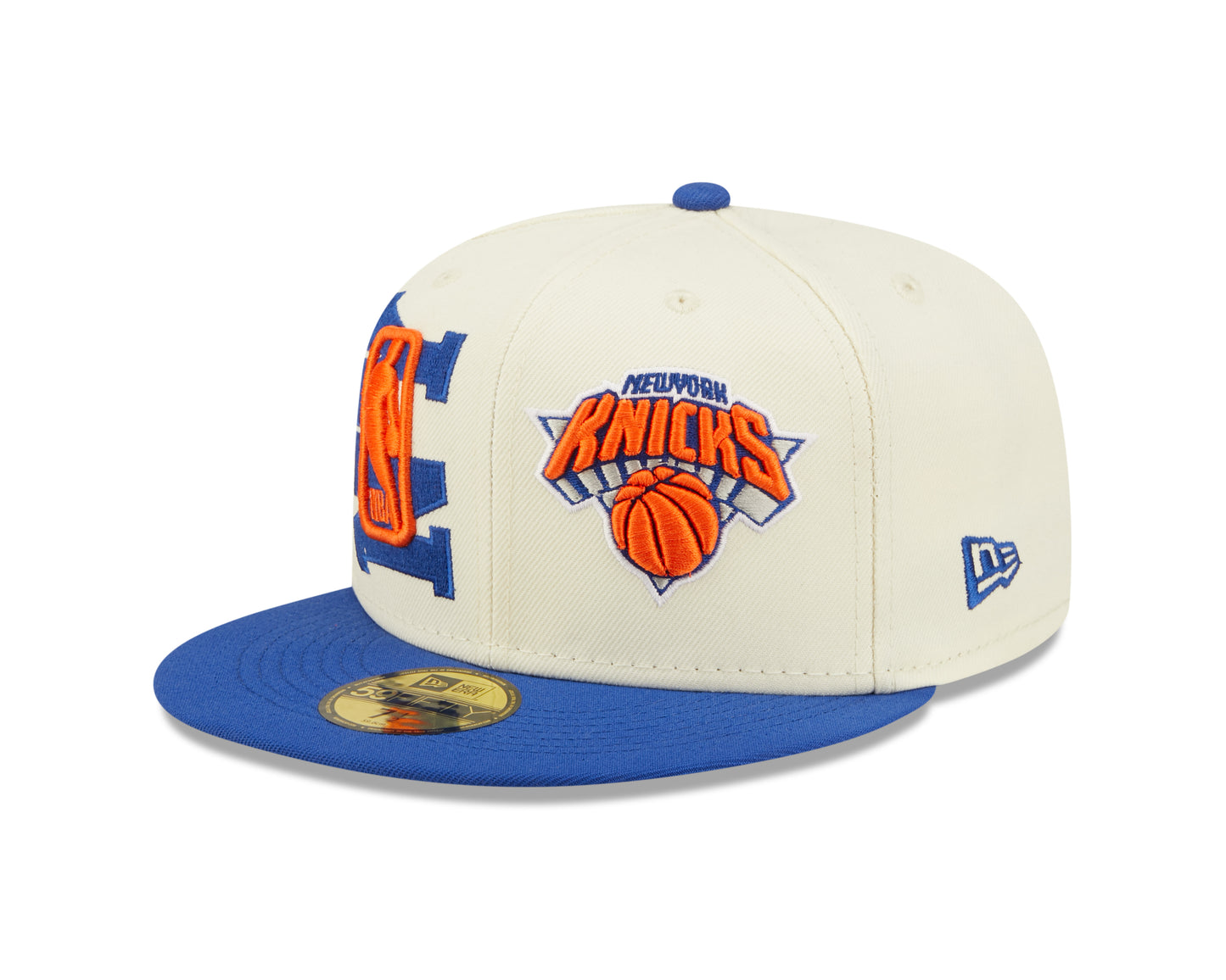 New York Knicks New Era NBA On Stage Draft 59FIFTY Fitted Hat - Cream