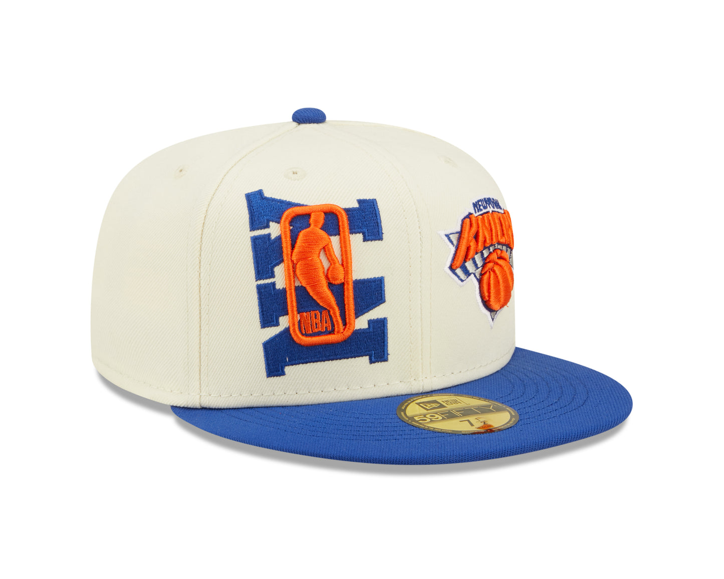 New York Knicks New Era NBA On Stage Draft 59FIFTY Fitted Hat - Cream