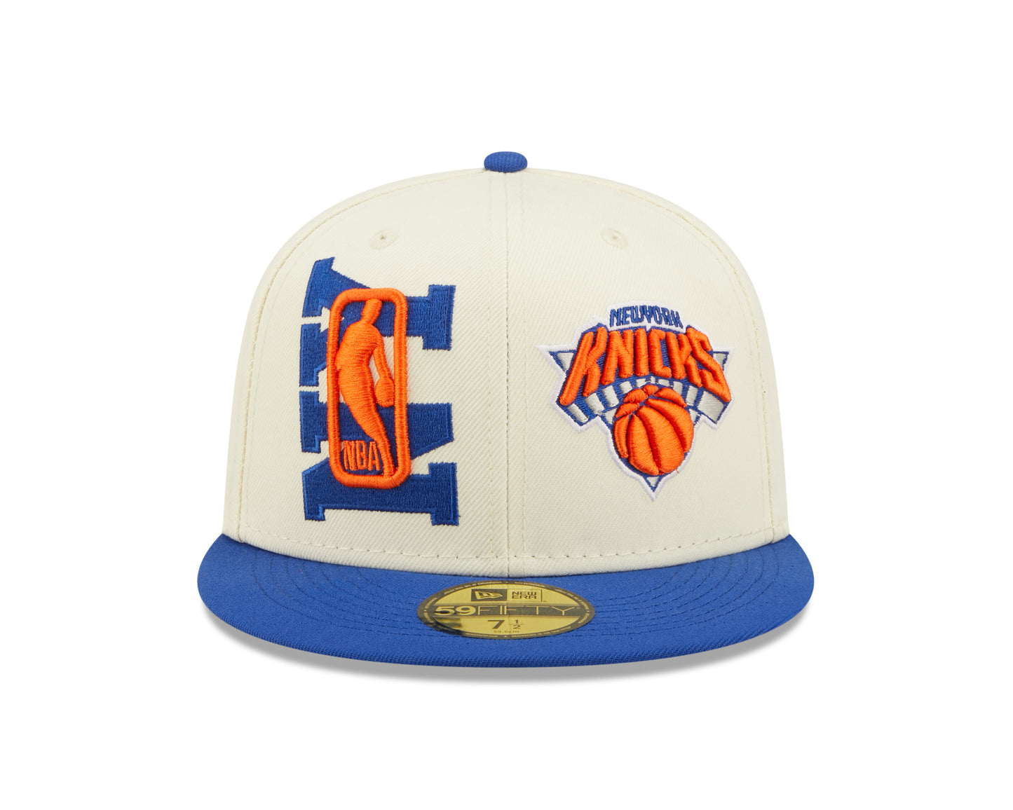 New York Knicks New Era NBA On Stage Draft 59FIFTY Fitted Hat - Cream