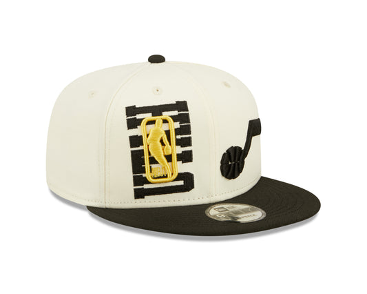 Utah Jazz New Era NBA On Stage Draft 9FIFTY Snapback Hat - Cream