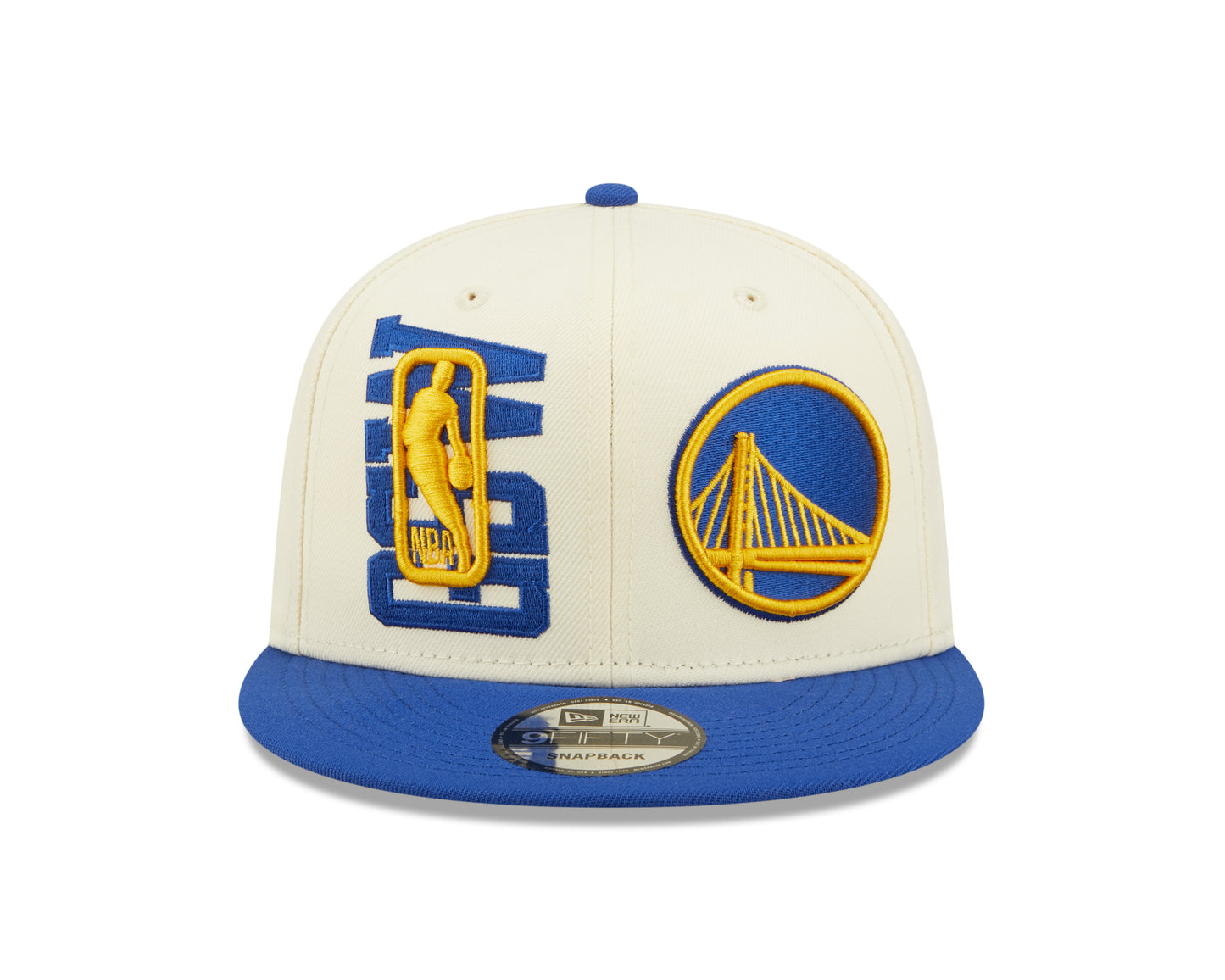 Golden State Warriors New Era NBA On Stage Draft 9FIFTY Snapback Hat - Cream