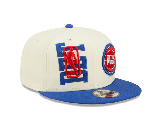 Detroit Pistons New Era NBA On Stage Draft 9FIFTY Snapback Hat - Cream