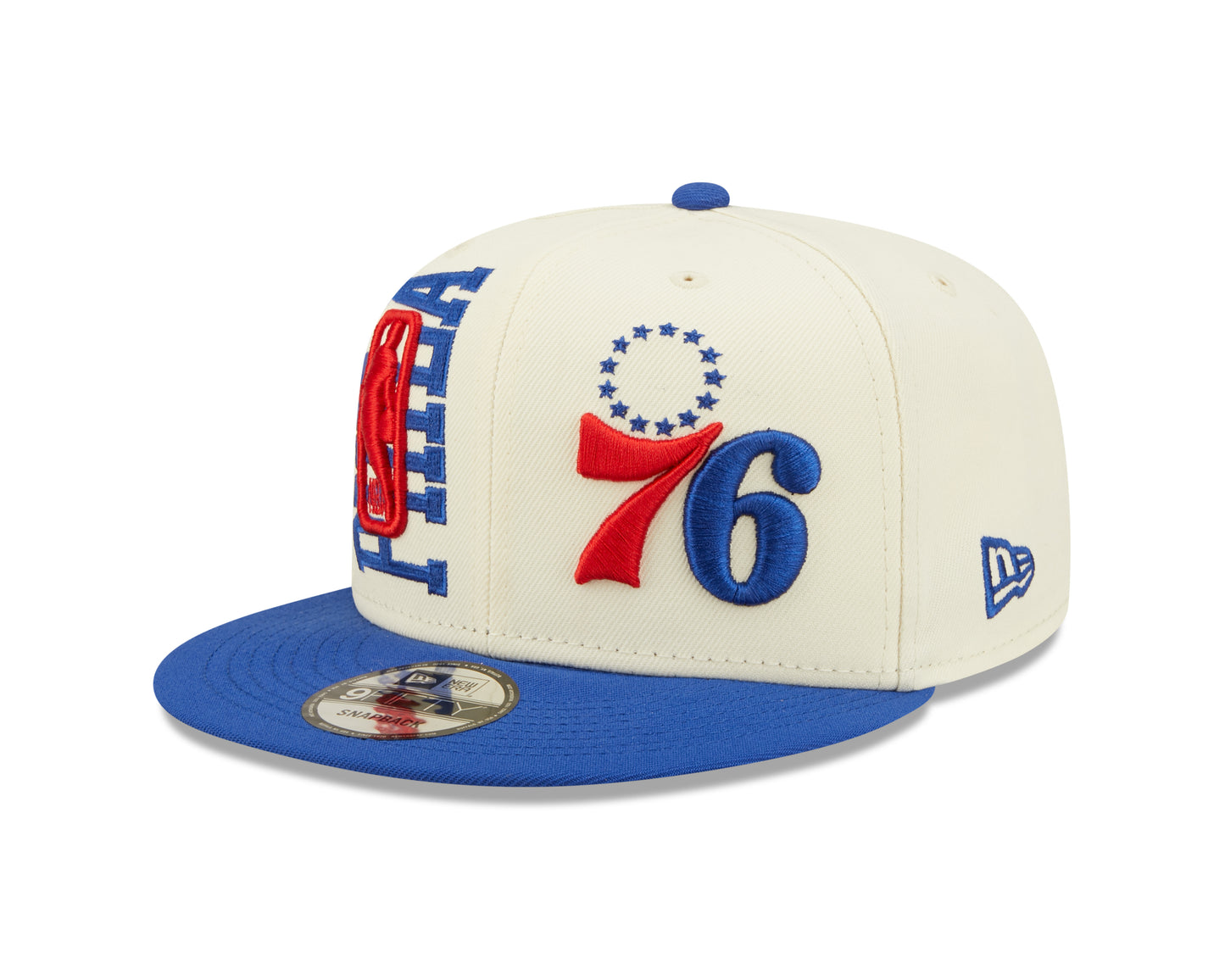 Philadelphia 76ers New Era NBA On Stage Draft 9FIFTY Snapback Hat - Cream