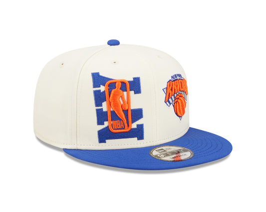 New York Knicks New Era NBA On Stage Draft 9FIFTY Snapback Hat - Cream