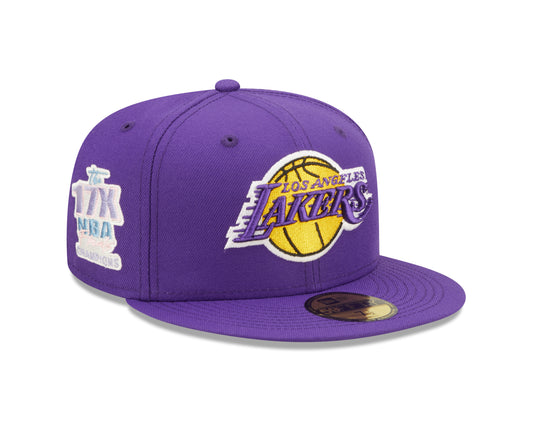 Los Angeles Lakers New Era Pop Sweat Final Champions Commemorative 59fifty Hat