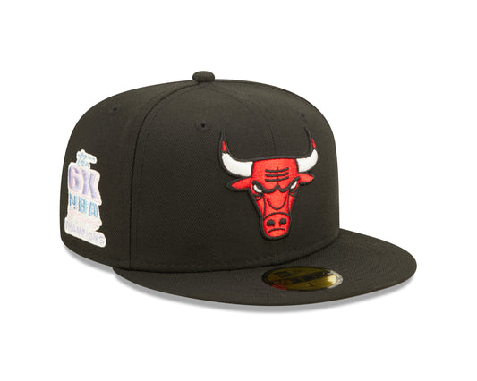 Chicago Bulls New Era Pop Sweat Finals Champions Commemorative 59fifty Hat