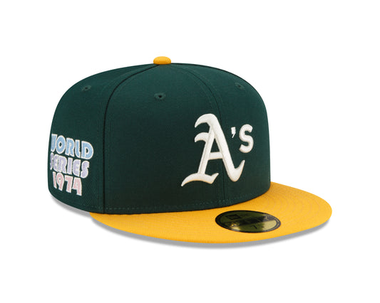 Oakland Athletics New Era Pop Sweat 1974 World Serise 59Fifty Hat