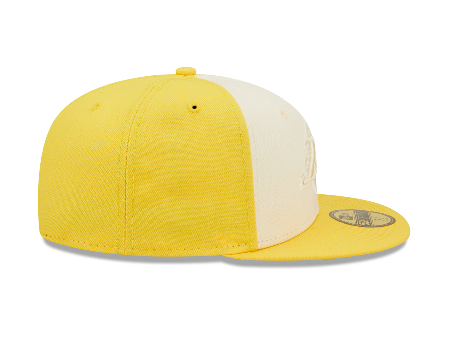 Los Angeles Lakers New Era Tonal 2 Tone Yellow/ Cream 59fifty Fitted Hat