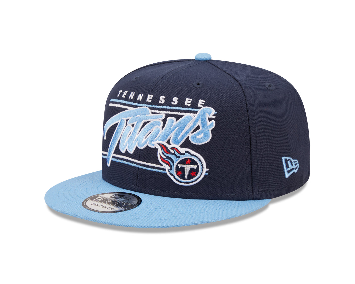 Tennessee Titans NFL New Era Team Script 9FIFTY Snapback Hat - Blue