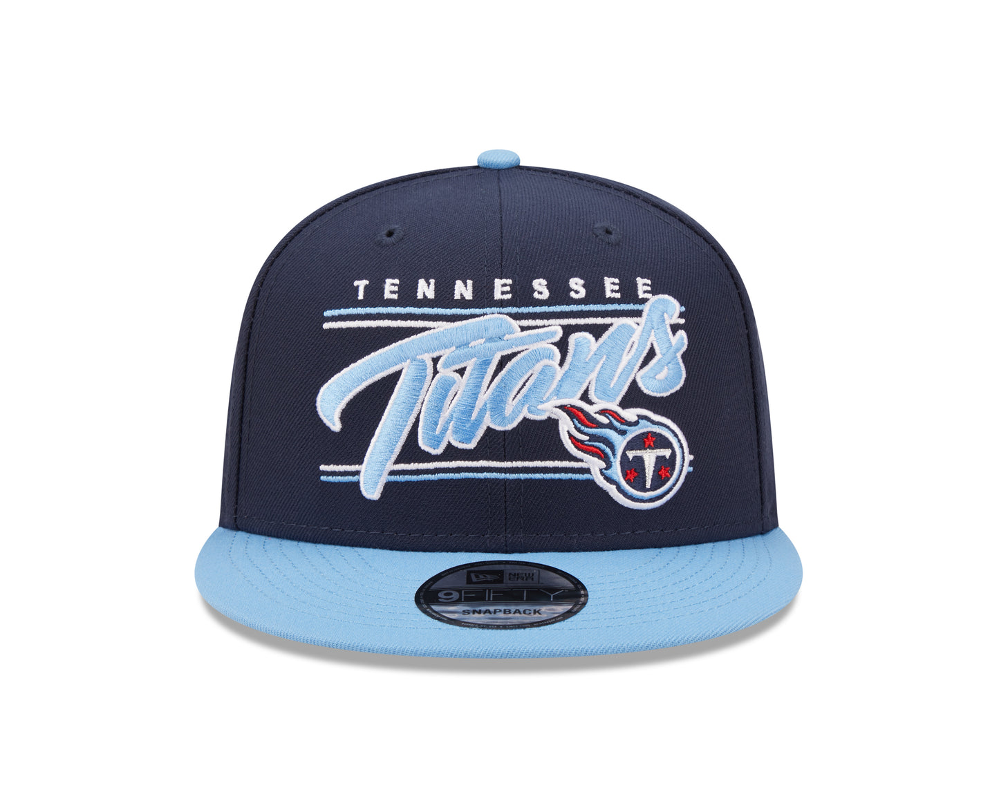 Tennessee Titans NFL New Era Team Script 9FIFTY Snapback Hat - Blue