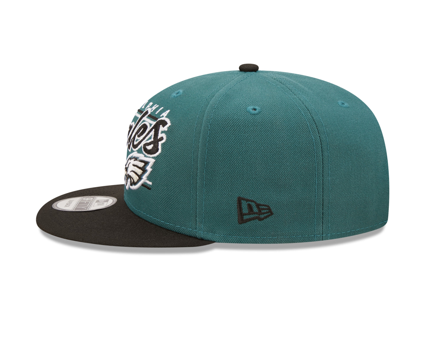 Philadelphia Eagles NFL New Era Team Script 9FIFTY Snapback Hat - Green