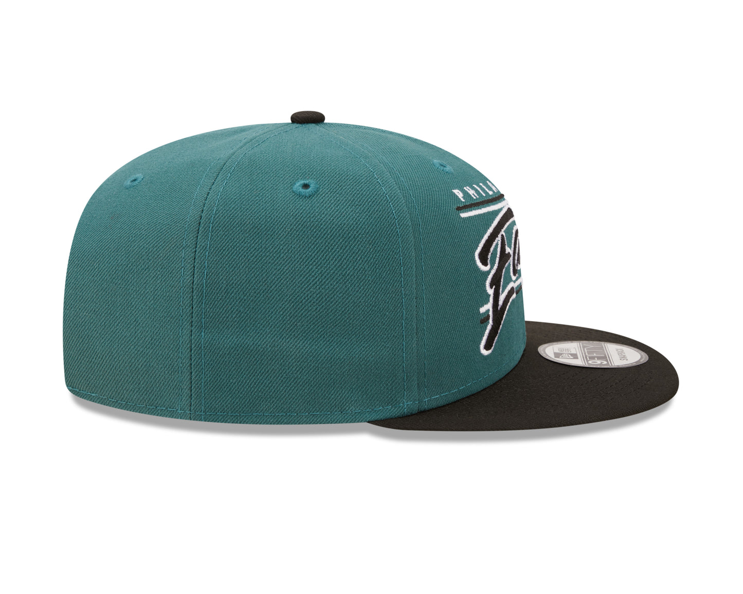 Philadelphia Eagles NFL New Era Team Script 9FIFTY Snapback Hat - Green