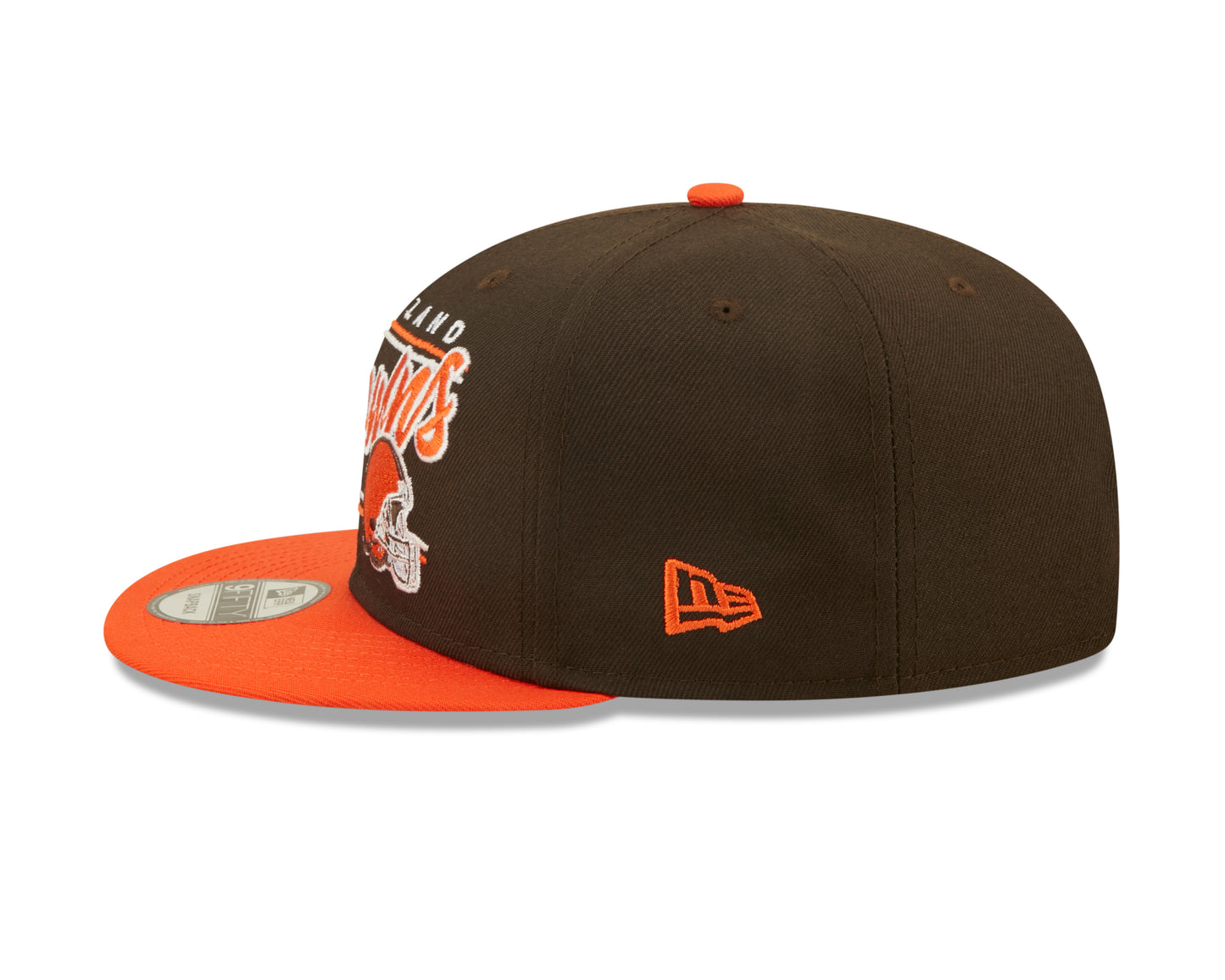 Cleveland Browns NFL New Era Team Script 9FIFTY Snapback Hat - Brown