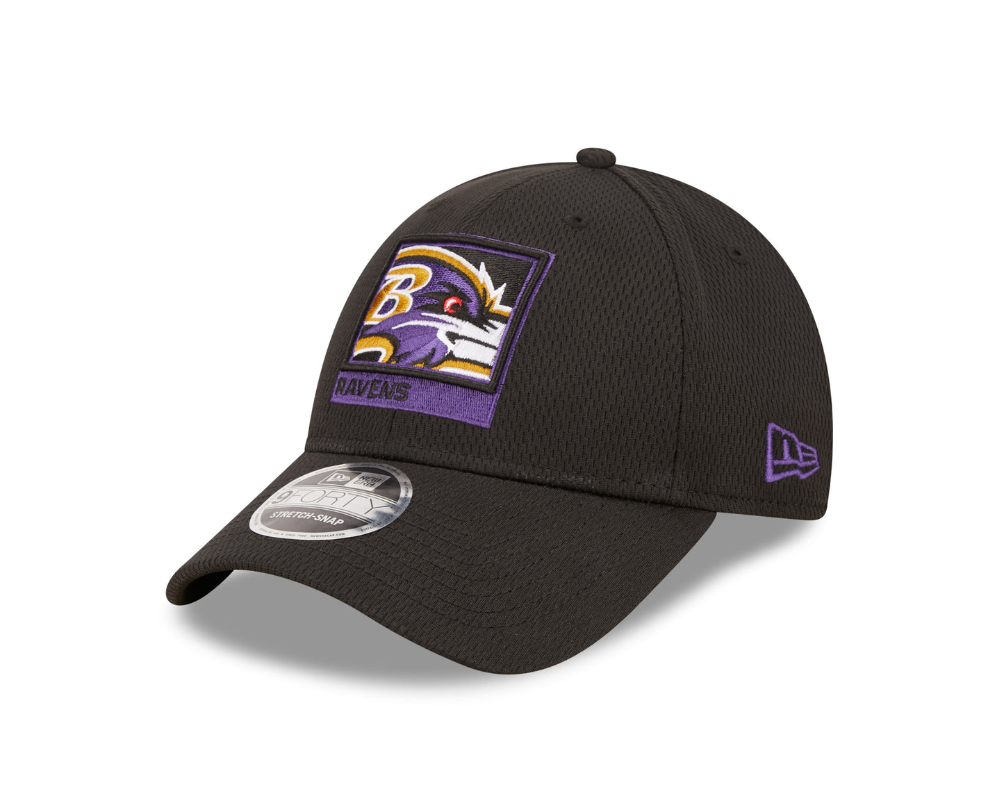 Baltimore Ravens New Era Framed Black 9Forty Adjustable Snapback Hat