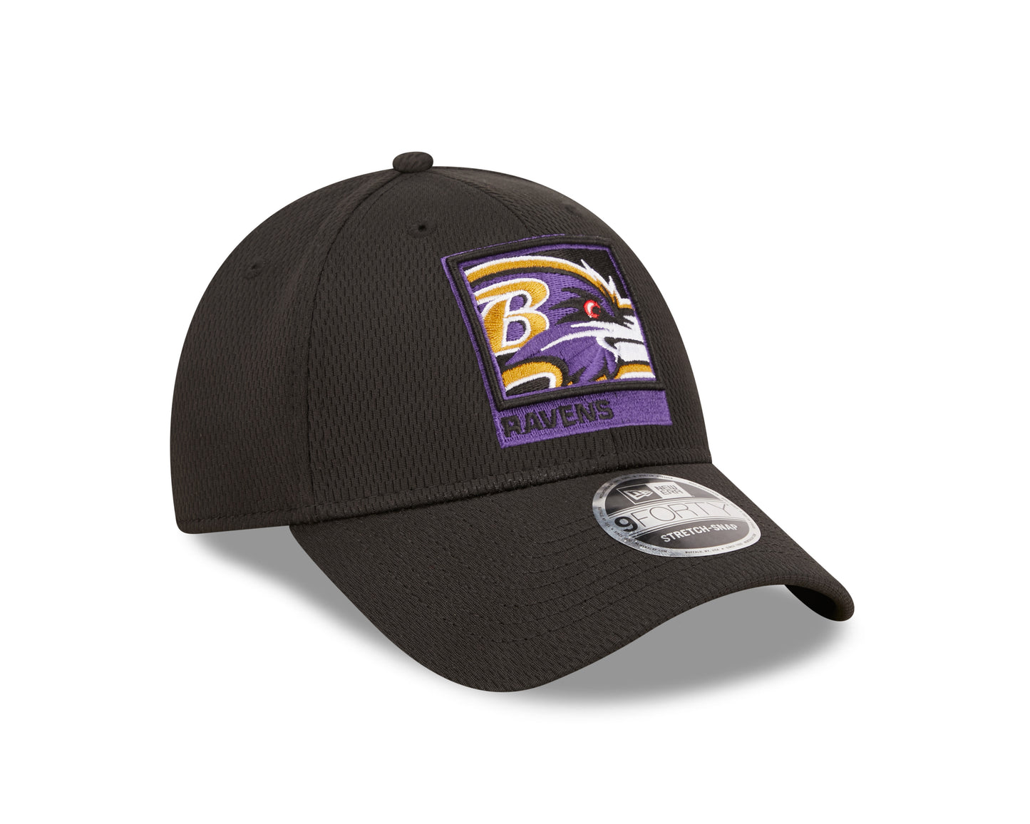 Baltimore Ravens New Era Framed Black 9Forty Adjustable Snapback Hat
