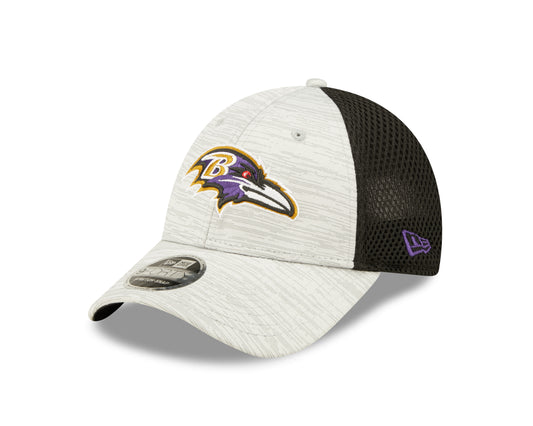 Baltimore Ravens Active Neo 9FORTY Adjustable Hat - Gray