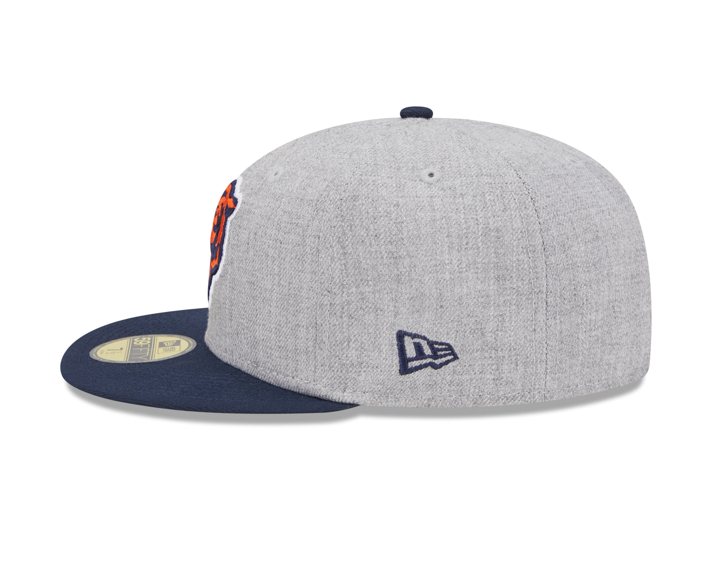 Chicago Bears New Era Heather Side Patch 59FIFTY Fitted Hat - Gray