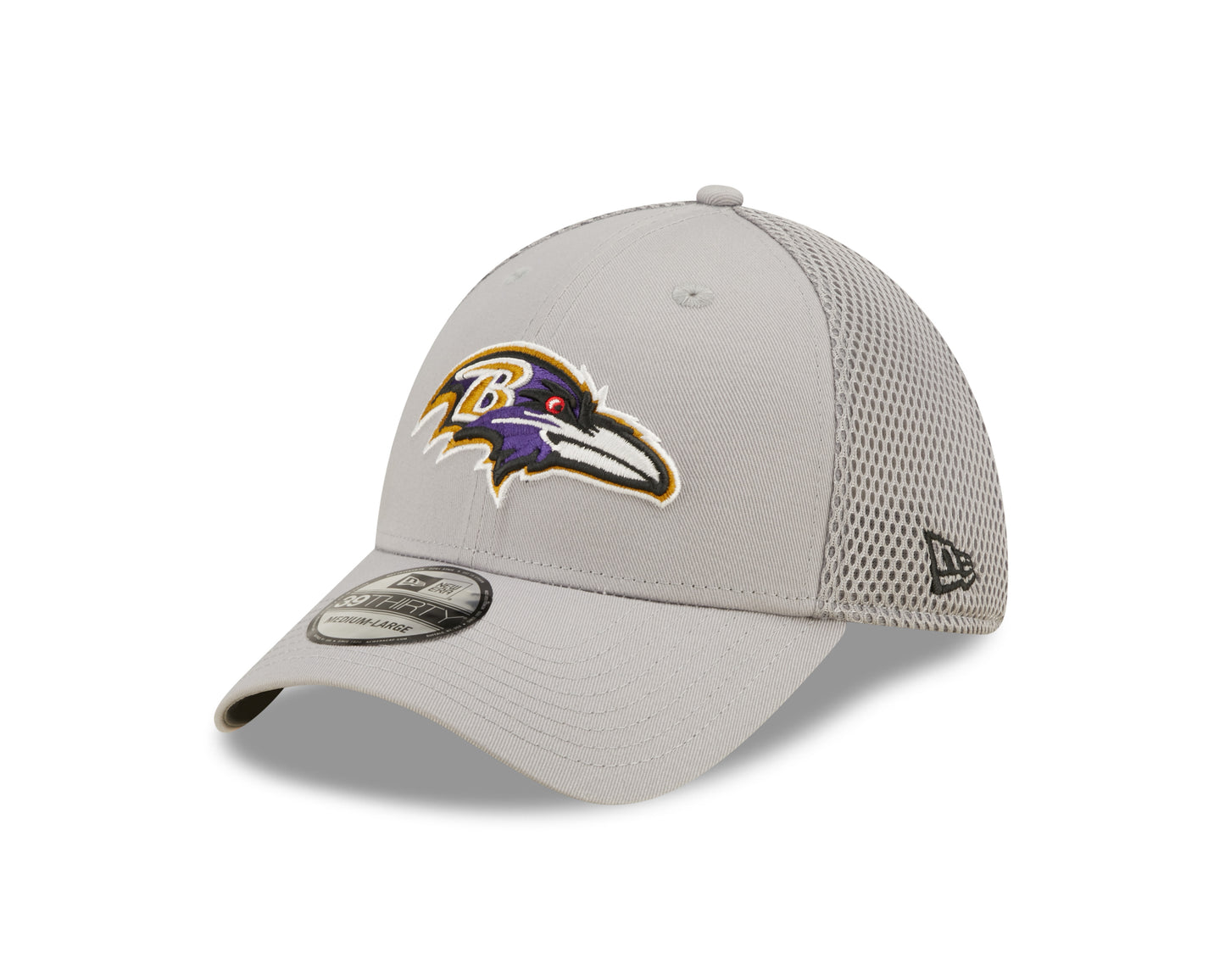 Baltimore Ravens New Era Neo D1 Gray 39THIRTY Flex Hat