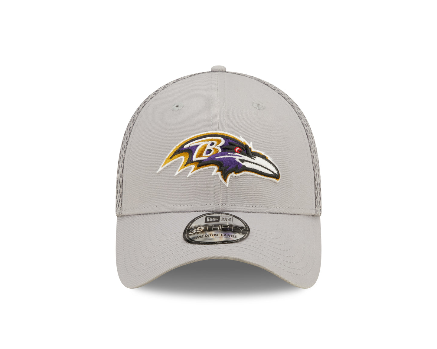 Baltimore Ravens New Era Neo D1 Gray 39THIRTY Flex Hat