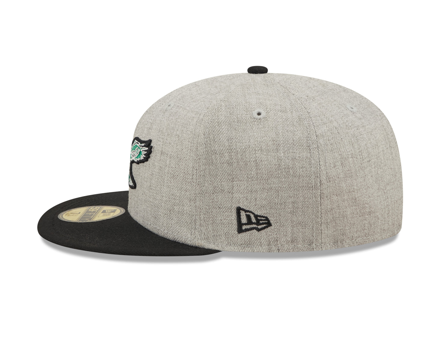 Philadelphia Eagles New Era Establish Year Heather Side Patch 59FIFTY Fitted Hat