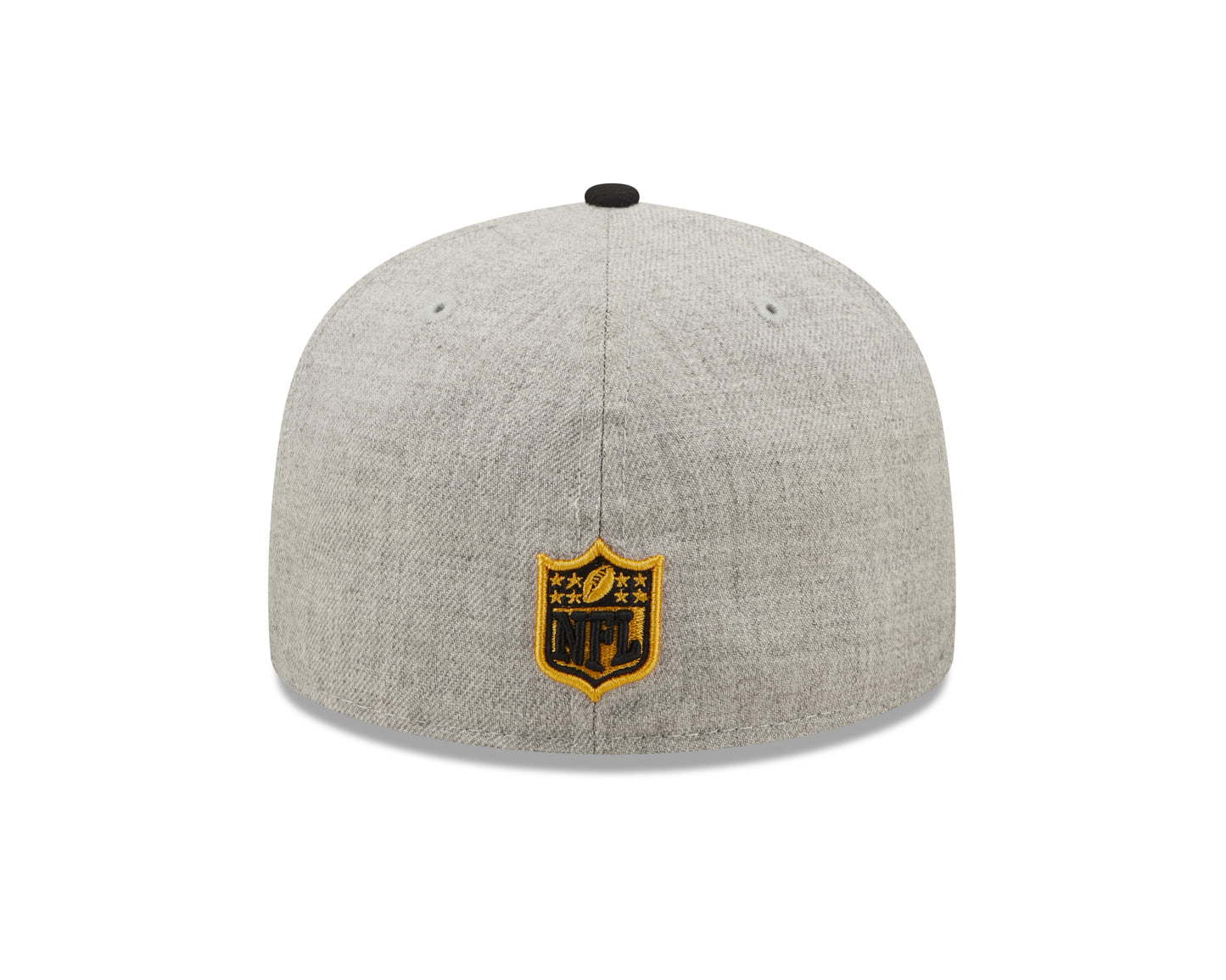 Pittsburgh Steelers New Era Establish Year Heather Side Patch 59FIFTY Fitted Hat - Gray