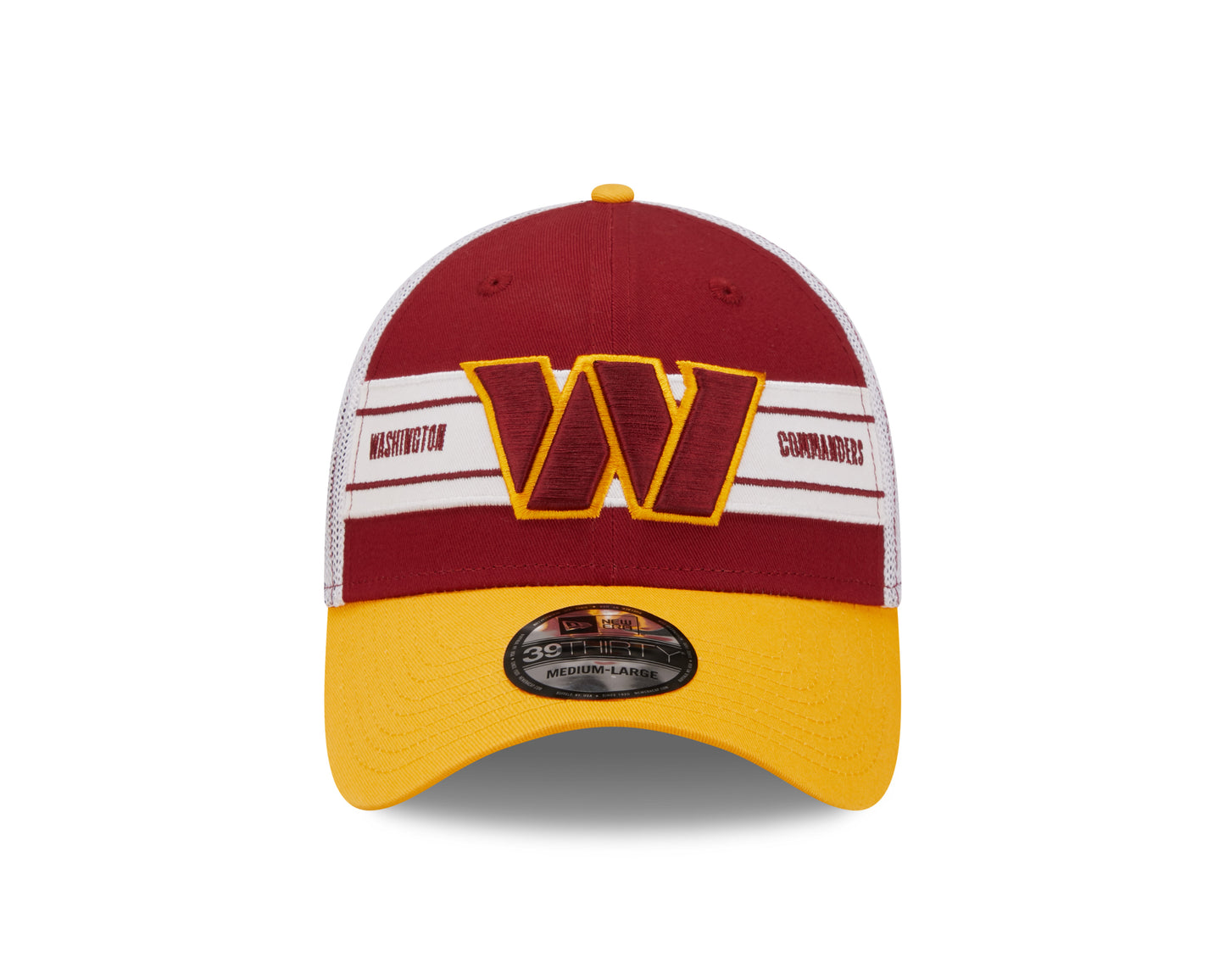 Washington Commanders New Era Team Branded 39Thirty Mesh Hat