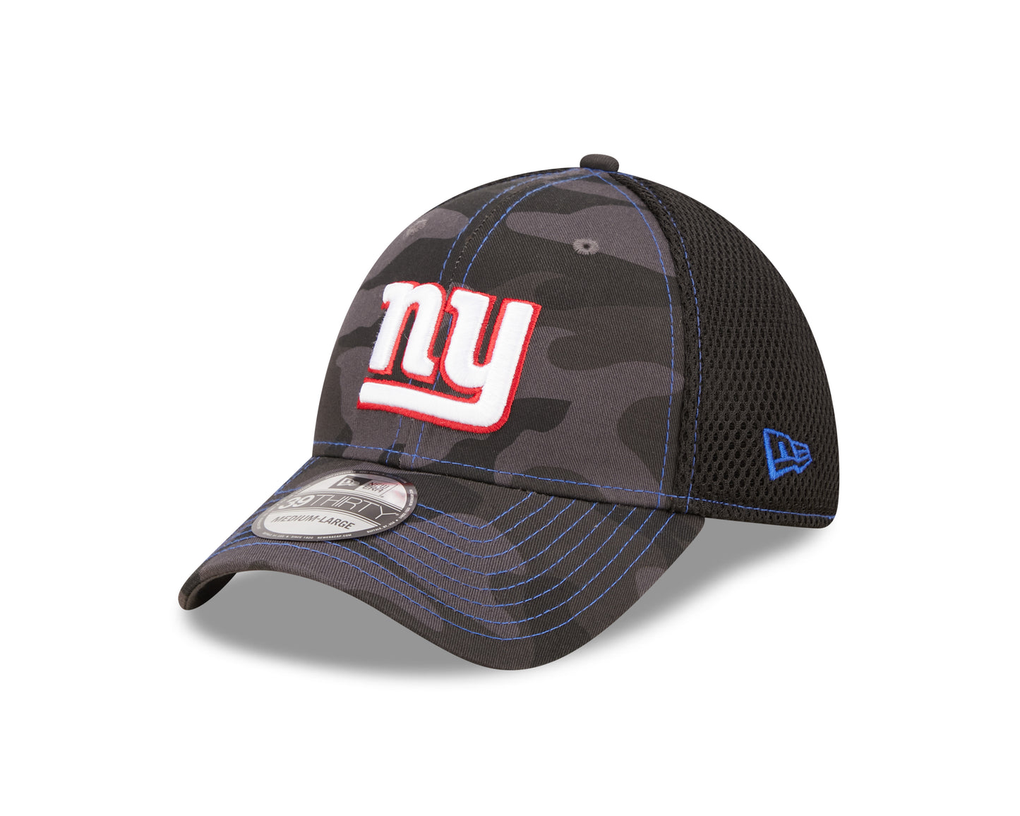 New York Giants New Era Neo Black Camo 39THIRTY Flex Hat