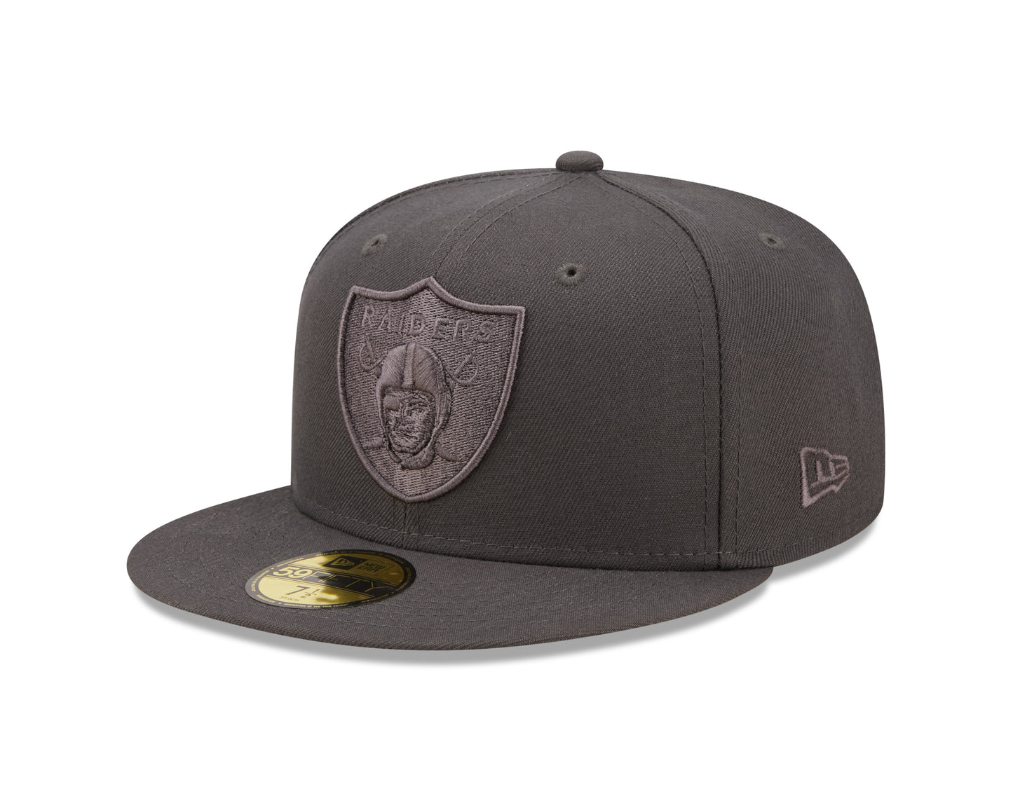Las Vegas Raiders New Era Slate Color Pack 59FIFTY Fitted Hat- Gray