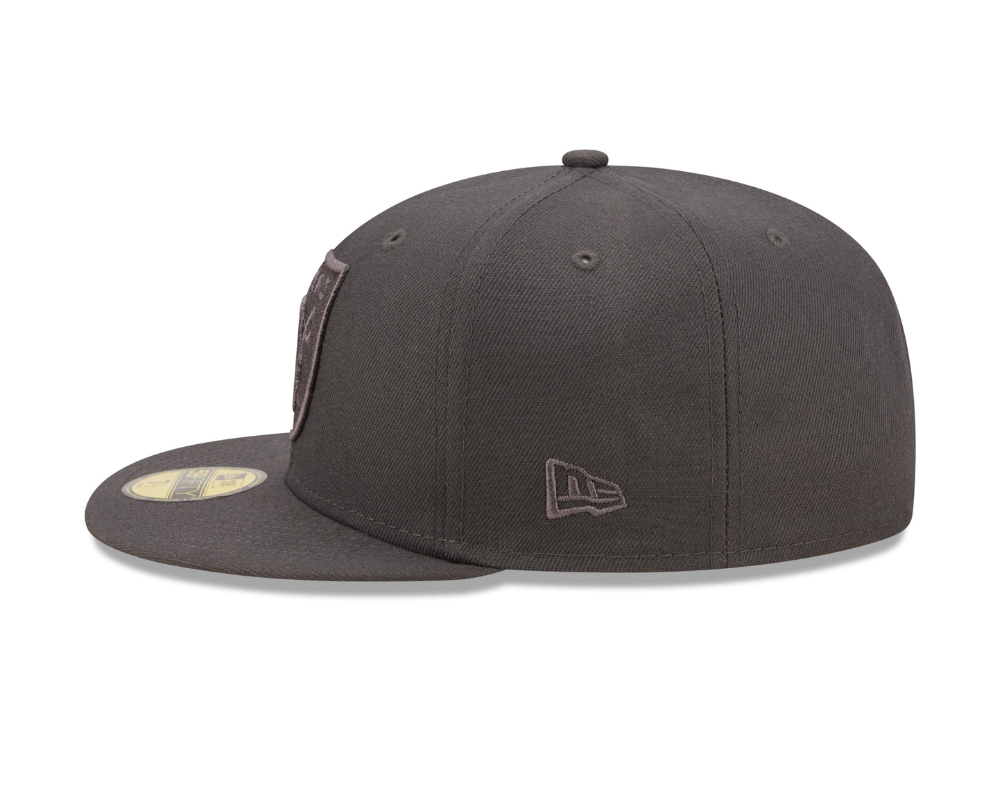 Las Vegas Raiders New Era Slate Color Pack 59FIFTY Fitted Hat- Gray