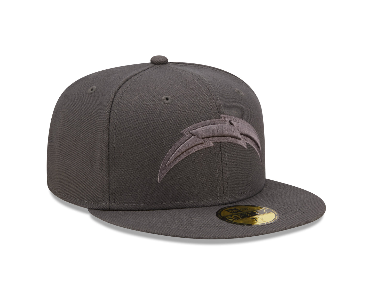 Los Angeles Chargers New Era Slate Color Pack 59FIFTY Fitted Hat- Gray