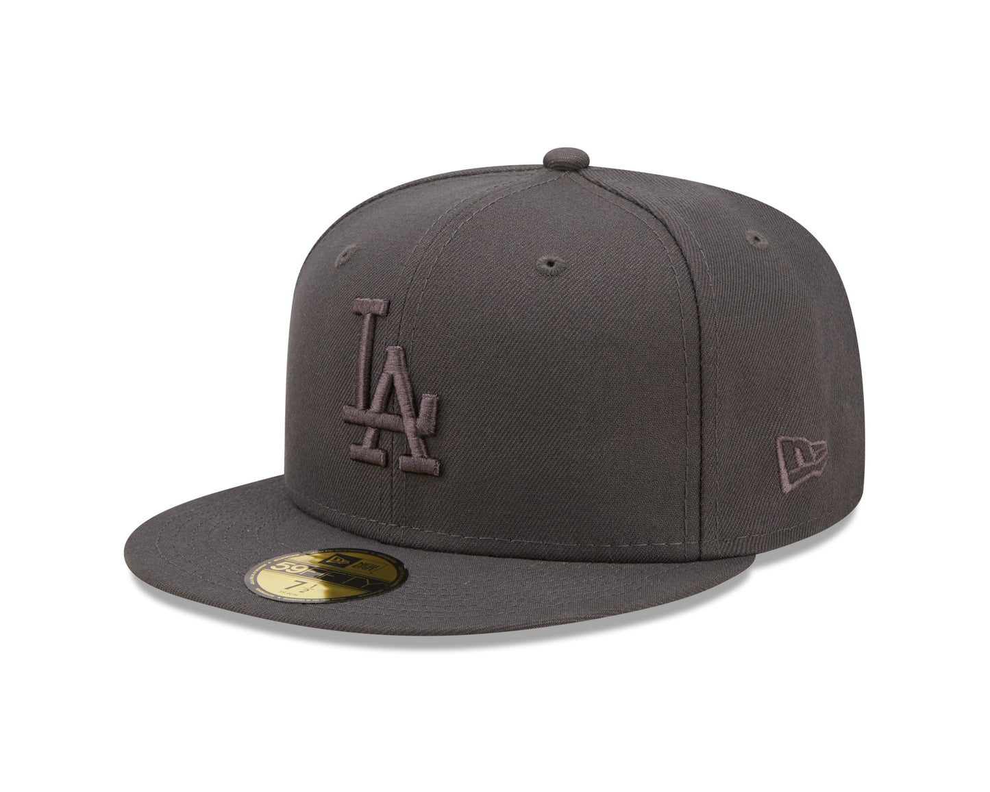 Los Angeles Dodgers New Era Slate Color Pack 59FIFTY Fitted Hat - Gray