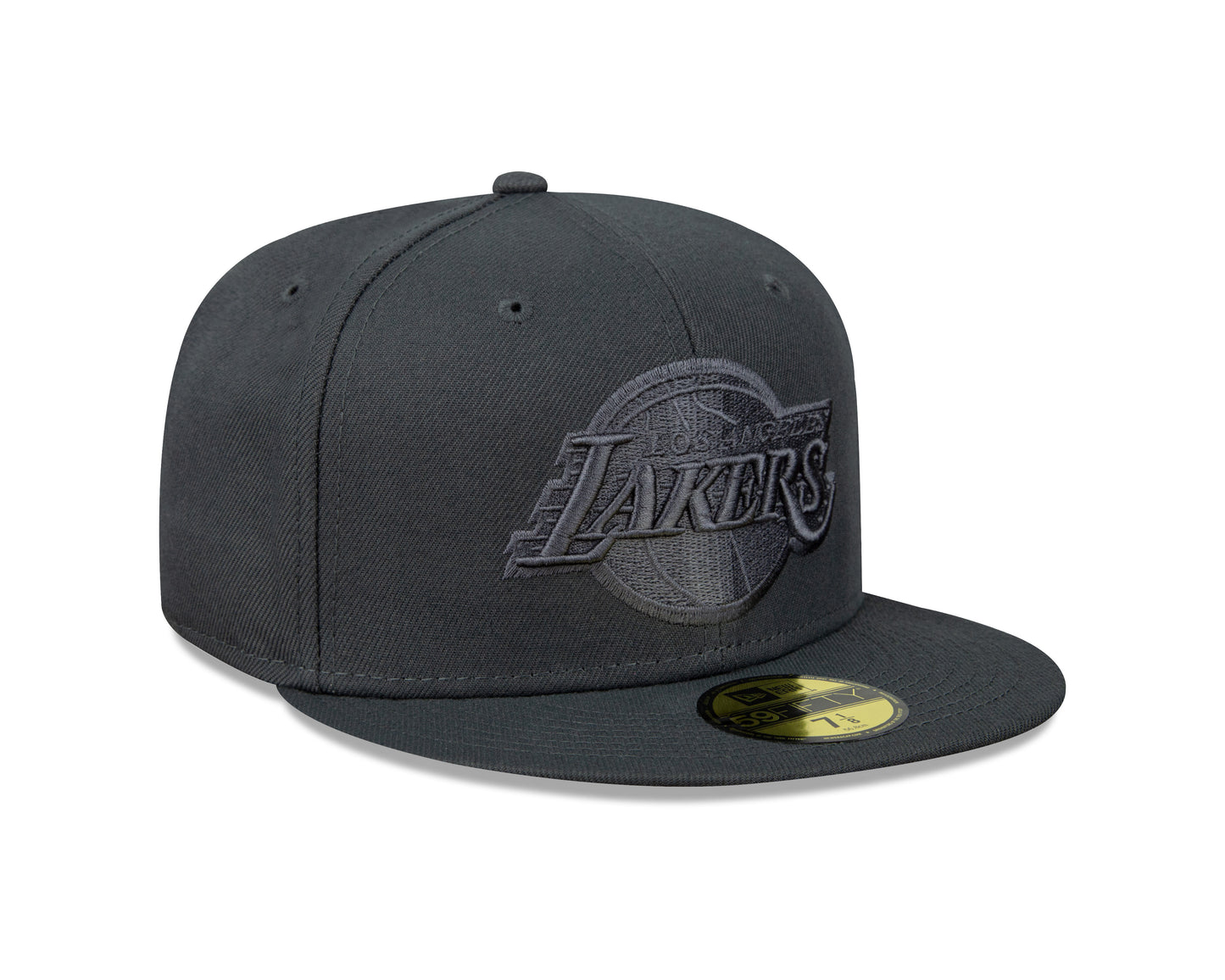 Los Angeles Lakers New Era Slate Color Pack 59FIFTY Fitted Hat- Gray