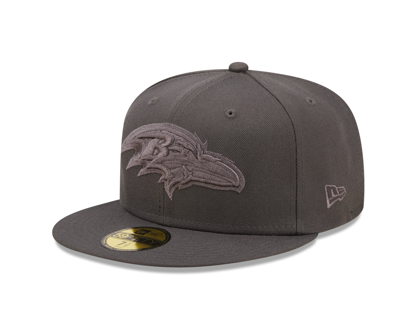 Baltimore Ravens New Era Slate Color Pack 59FIFTY Fitted Hat- Gray
