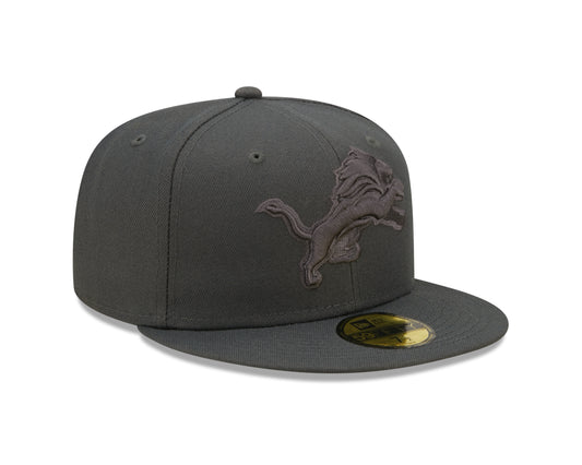 Detroit Lions New Era Slate Color Pack 59FIFTY Fitted Hat- Gray