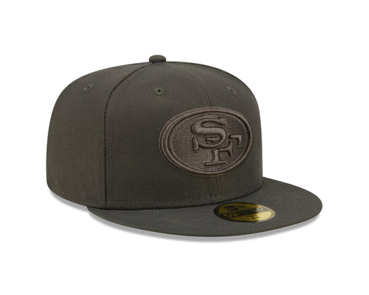San Francisco 49ers New Era Slate Color Pack 59FIFTY Fitted Hat- Gray