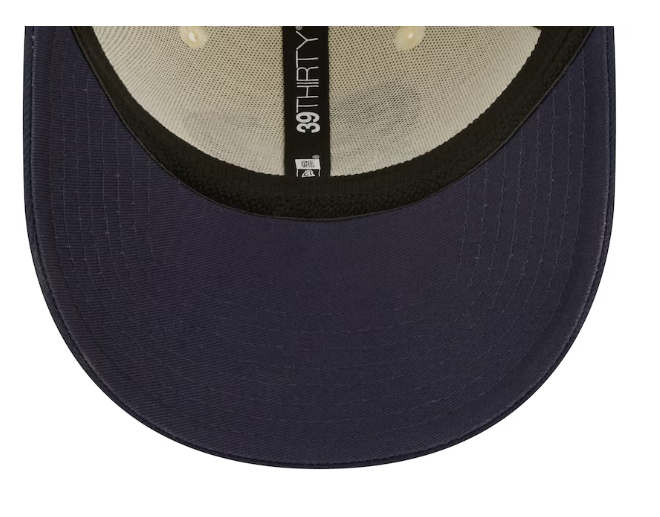 Houston Texans New Era Sideline Banner 39THIRTY Flex Fit Hat - Cream