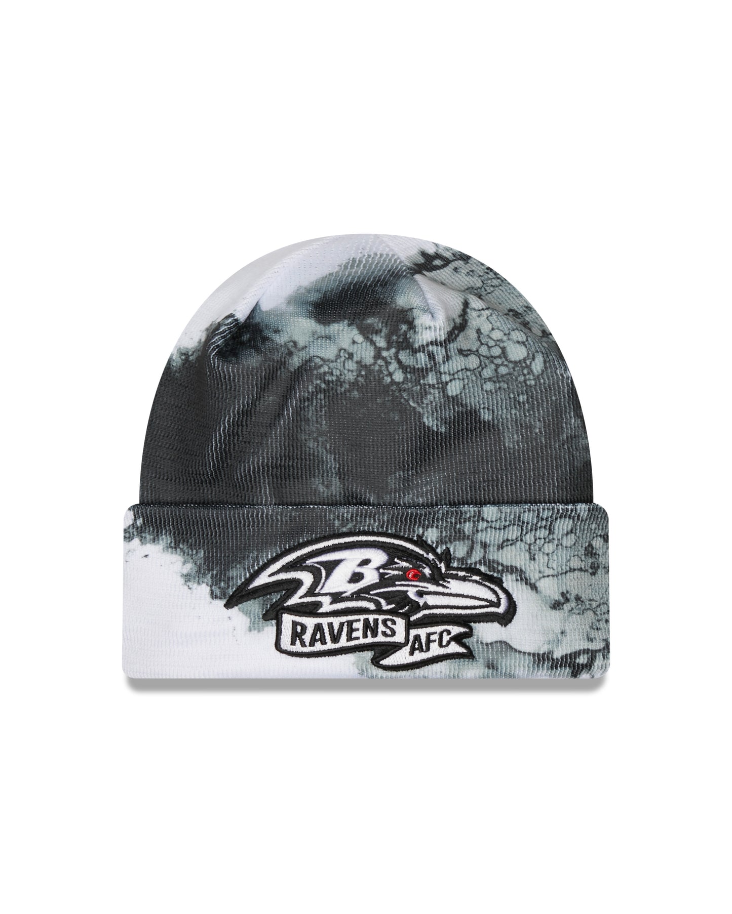 Baltimore Ravens Sideline Ink Dye Cuffed Knit Hat
