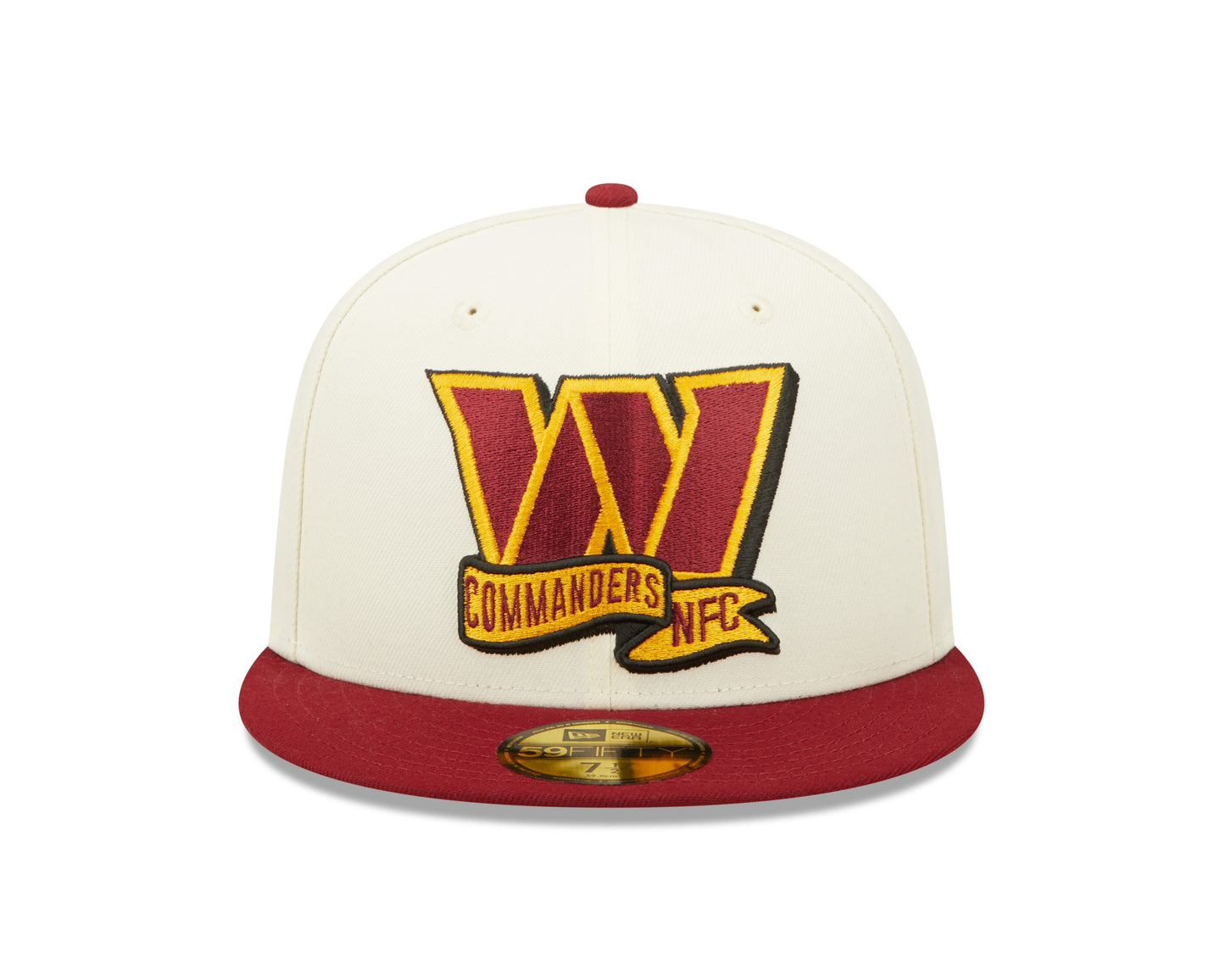 Washington Commanders New Era NFL Sideline 59fifty Fitted Hat - Cream