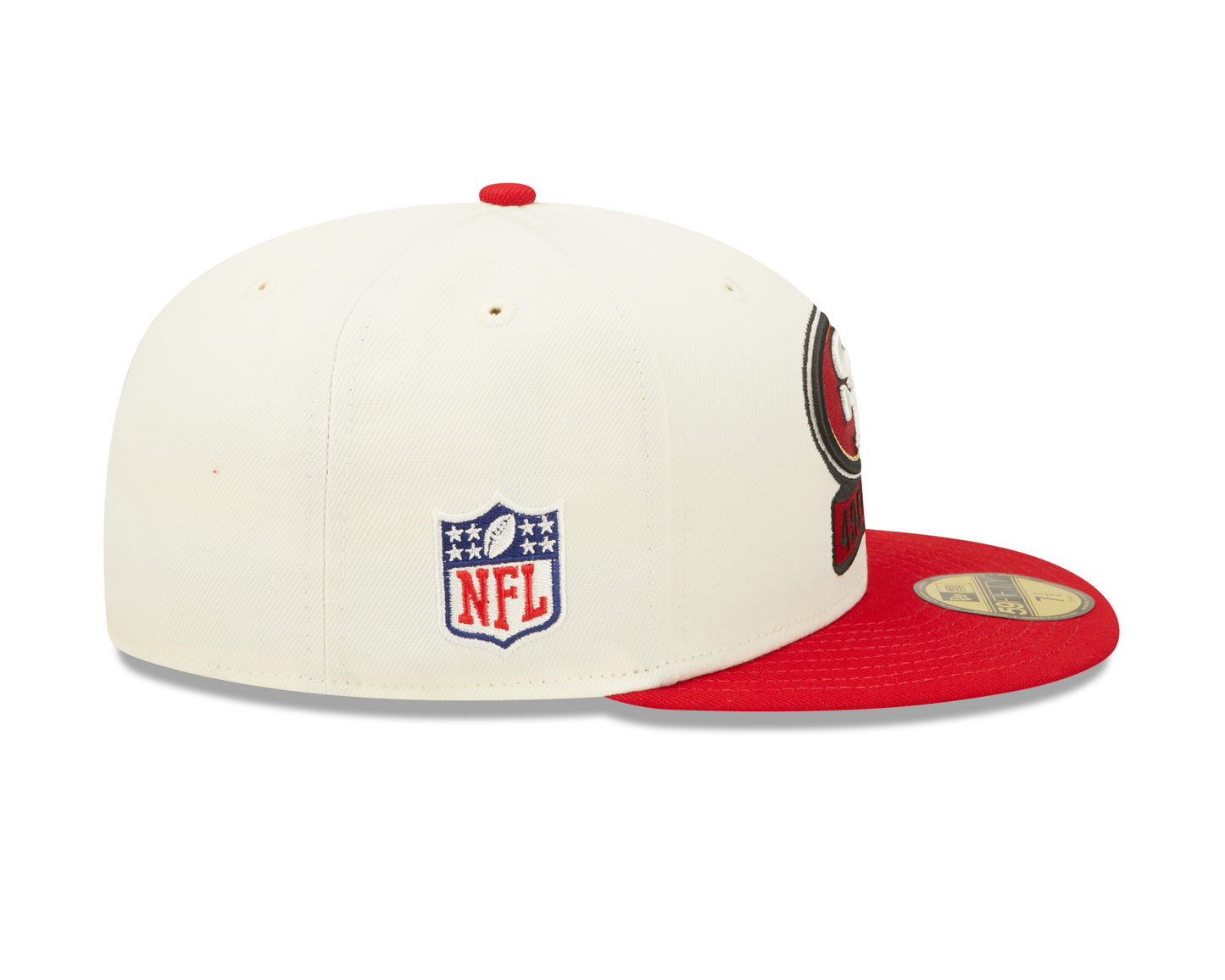 San Francisco 49ers New Era NFL Sideline 59fifty Fitted Hat - Cream