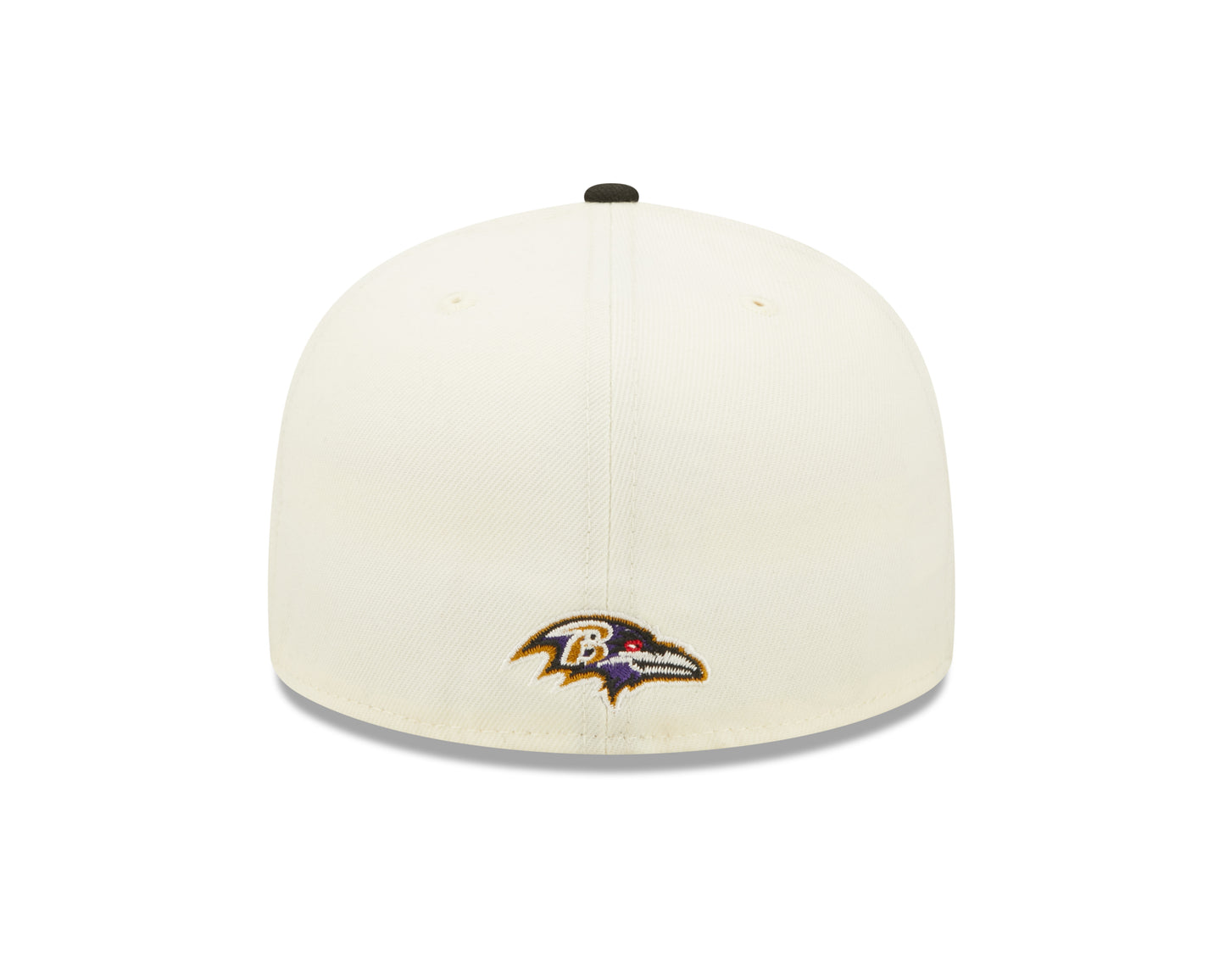 Baltimore Ravens New Era NFL Sideline 59fifty Fitted Hat - Cream
